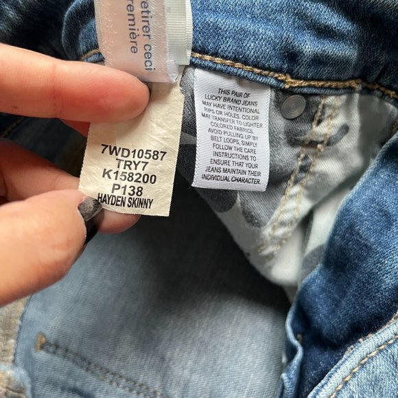 Lucky‎ Brand Hayden Skinny - Trinity Womens Size 2/26 7WD10587 - Picture 11 of 11